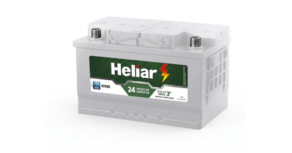 Bateria Heliar 70 amperes HF70ND