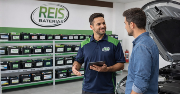 Loja de bateria de carro com atendimento especializado e instalação imediata