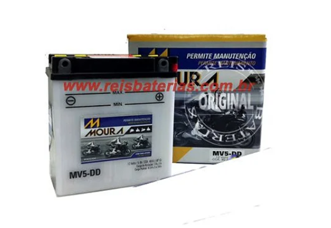 Bateria moto valor Moura Moto 5Ah - MV5-D