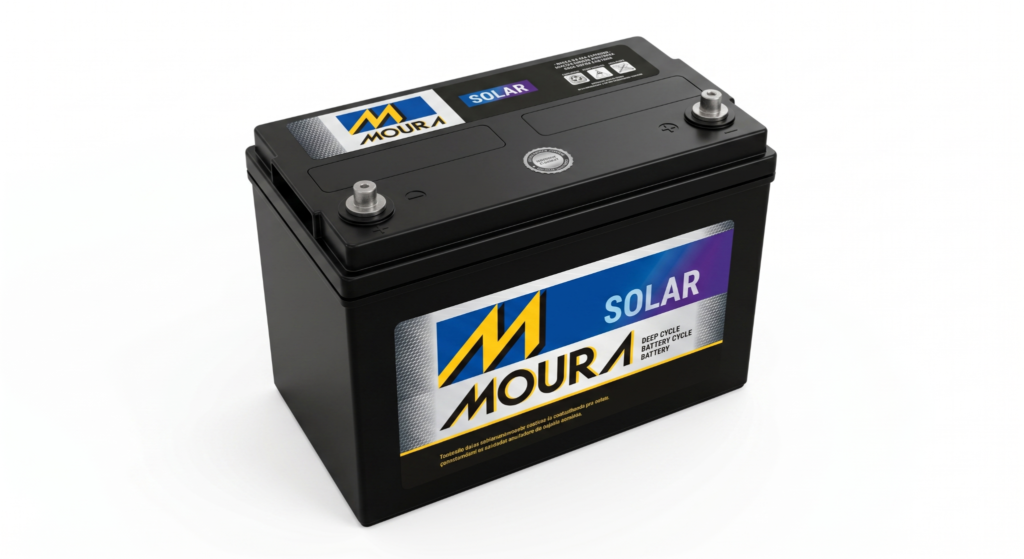 Bateria estacionária Moura NoBreak 12MN2000 bateria solar off grid